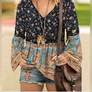 Lena Vie Boutique Boho Tunic 💜